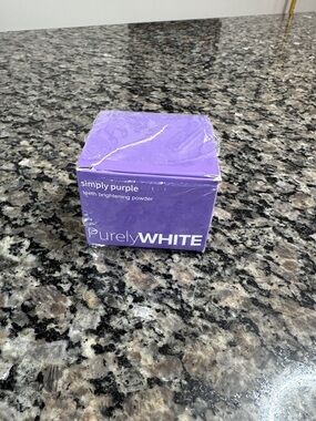 PurelyWHITE Simply Purple Teeth Brightening Powder NEW open box